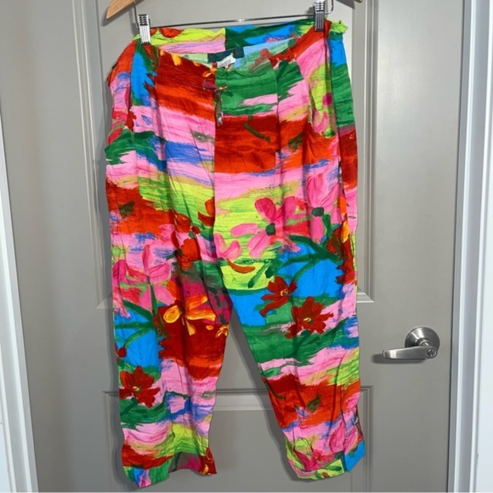 Jams World‎ High Waisted Dreams Print Cropped Pants